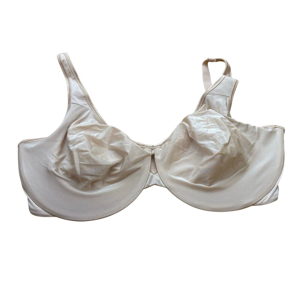 Shapermint 42DD Beige Underwire Bra Unlined Full Coverage Smooth